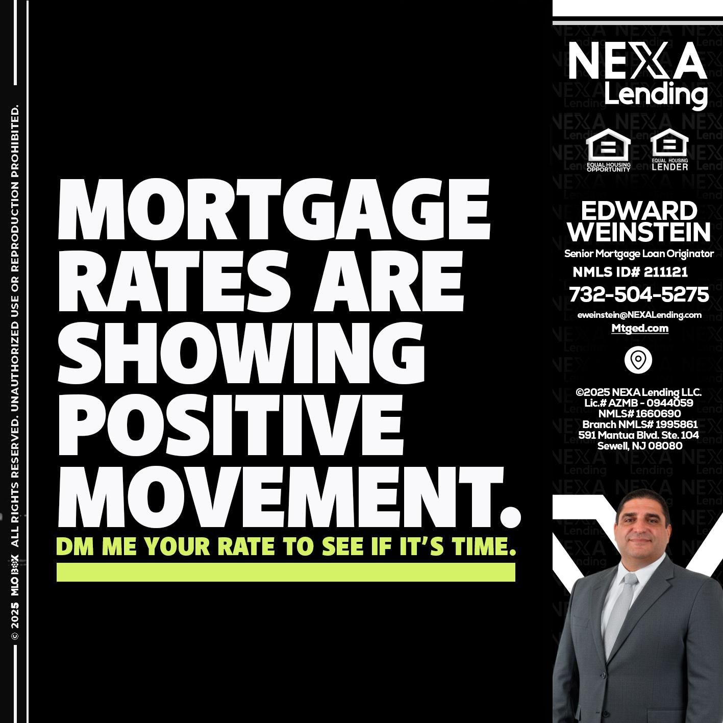 MORTGAGE - Edward Weinstein -Senior Mortgage Loan Originator