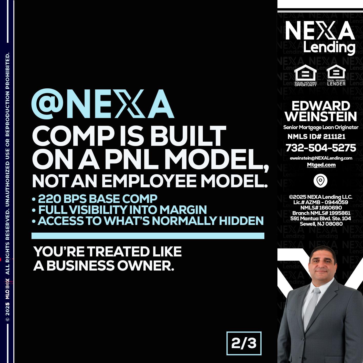 2 OF 3 - Edward Weinstein -Senior Mortgage Loan Originator