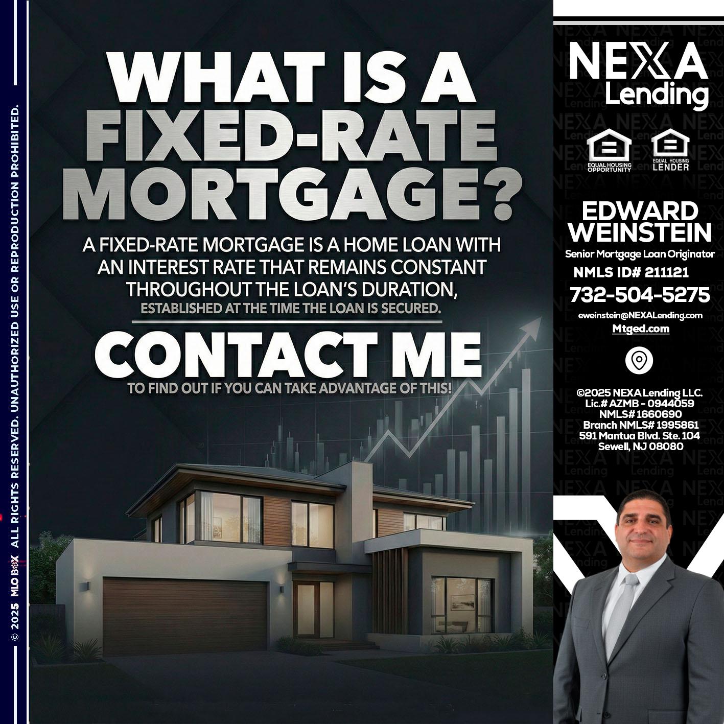 WHAT IS A - Edward Weinstein -Senior Mortgage Loan Originator