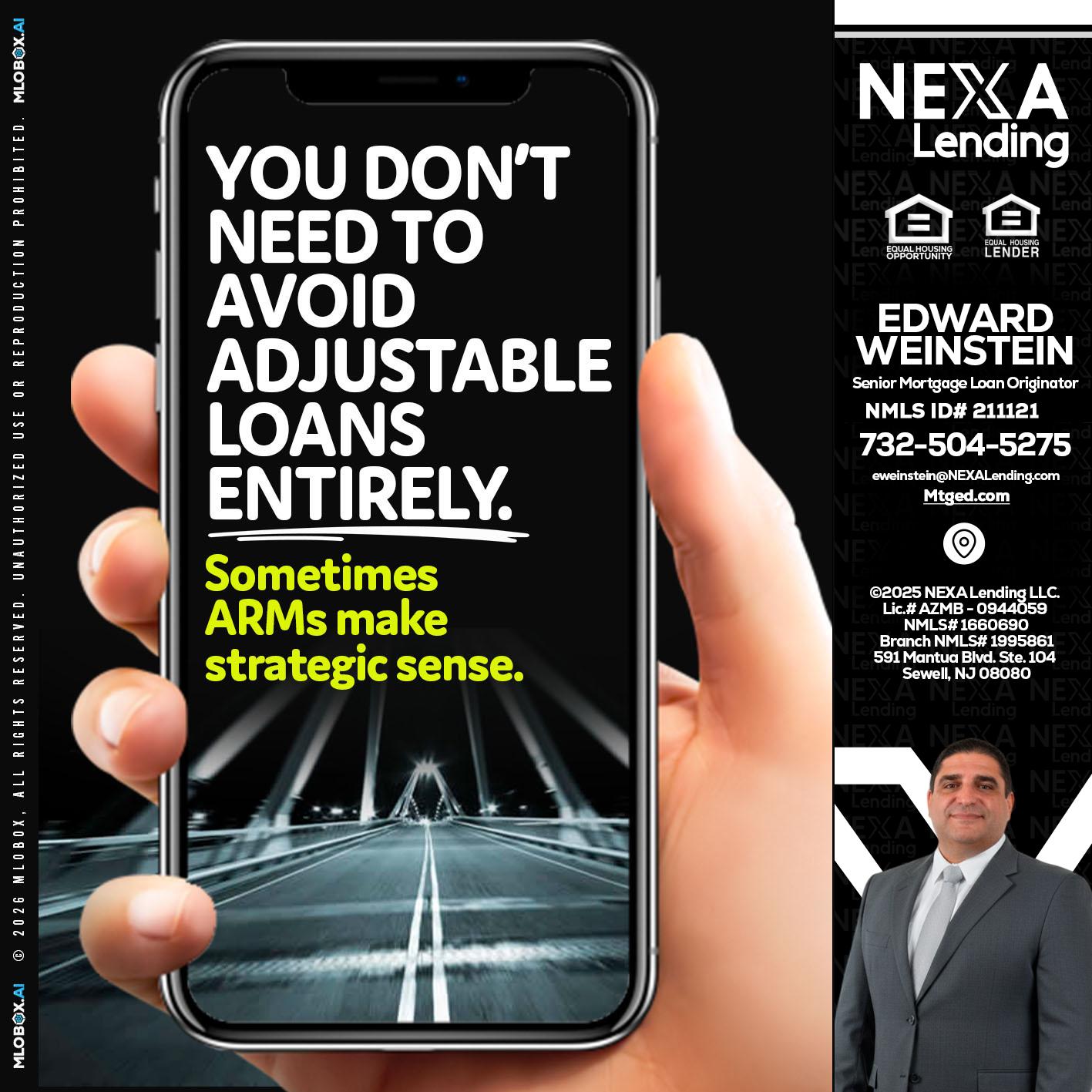 YOU DONT NEED - Edward Weinstein -Senior Mortgage Loan Originator