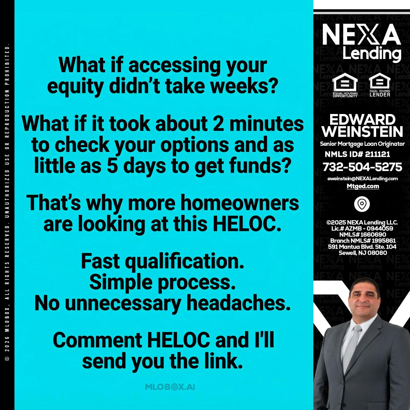 what if - Edward Weinstein -Senior Mortgage Loan Originator