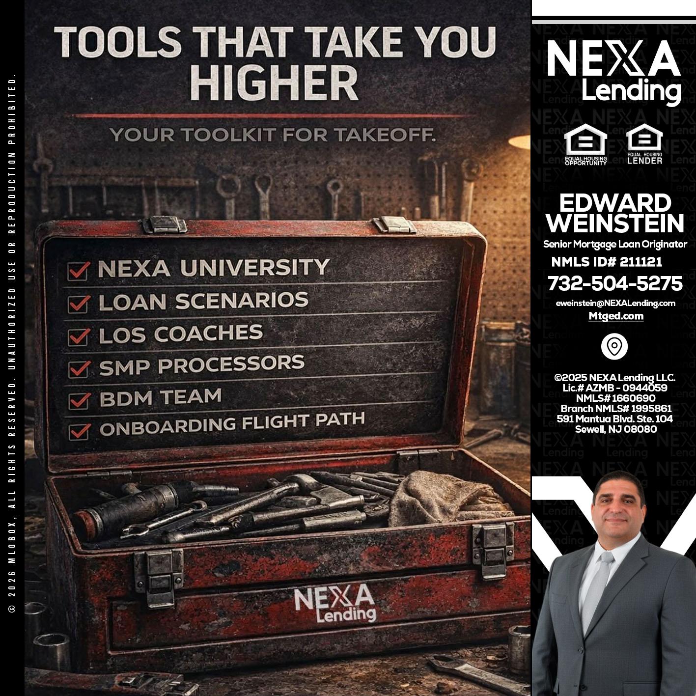 TOOLS THAT - Edward Weinstein -Senior Mortgage Loan Originator