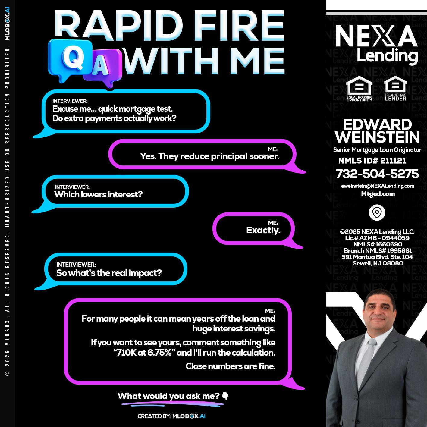 RAPID QA - Edward Weinstein -Senior Mortgage Loan Originator