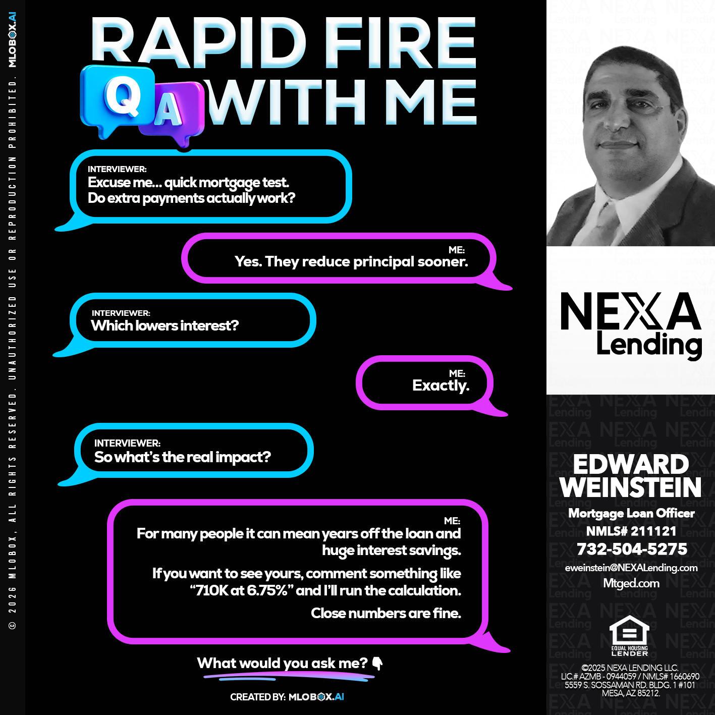 RAPID QA - Edward Weinstein -Senior Mortgage Loan Originator
