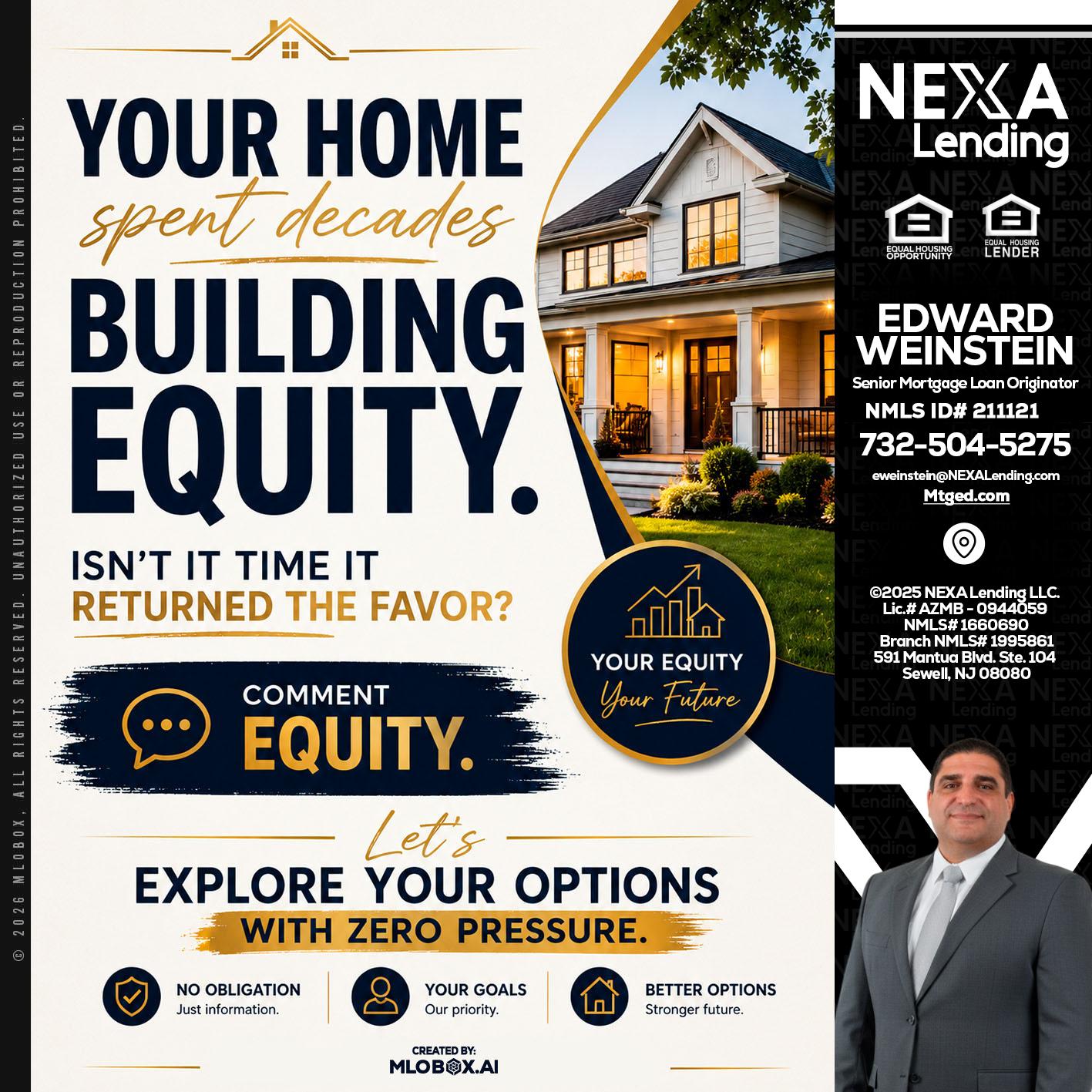 building equity - Edward Weinstein -Senior Mortgage Loan Originator