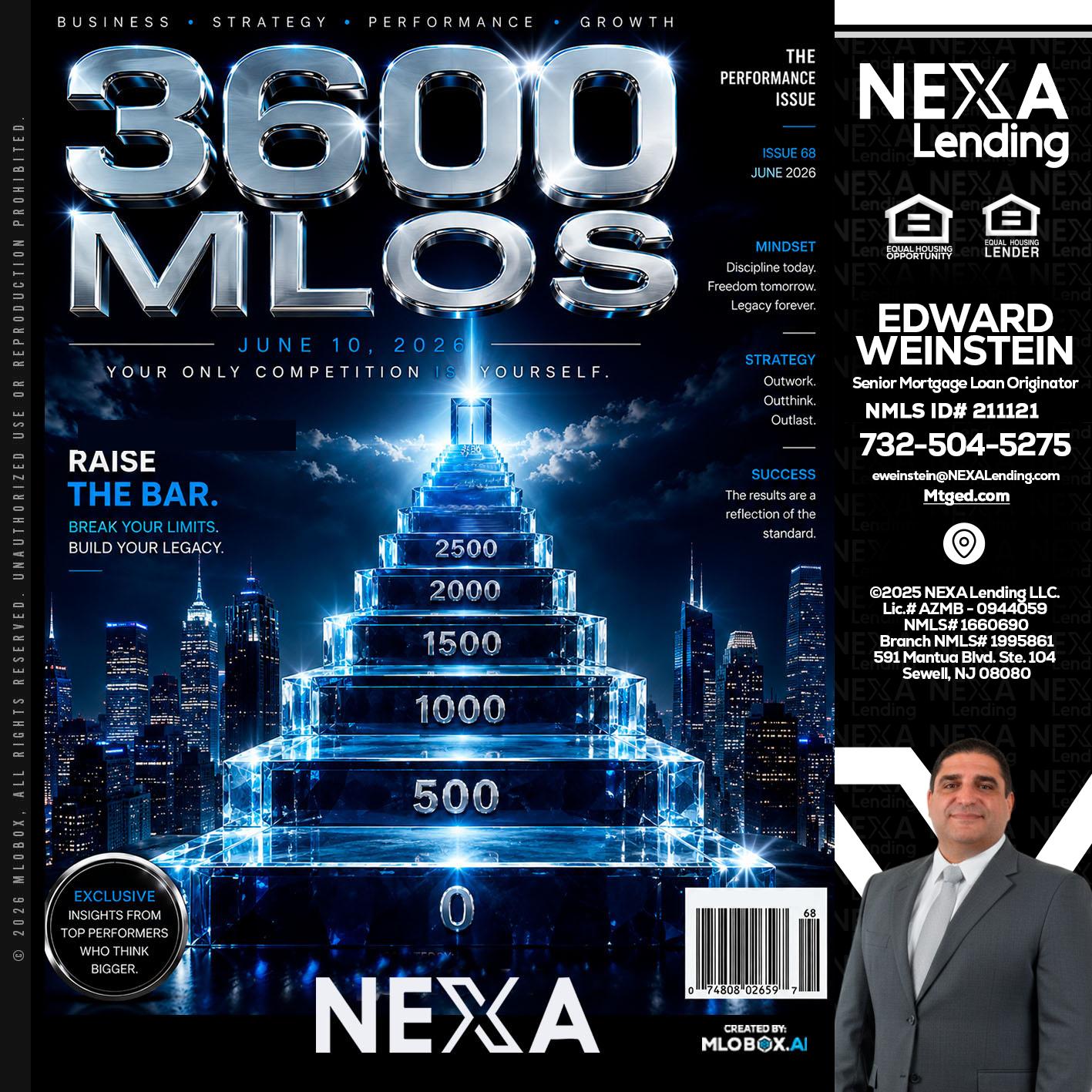 3600 MLOs - Edward Weinstein -Senior Mortgage Loan Originator