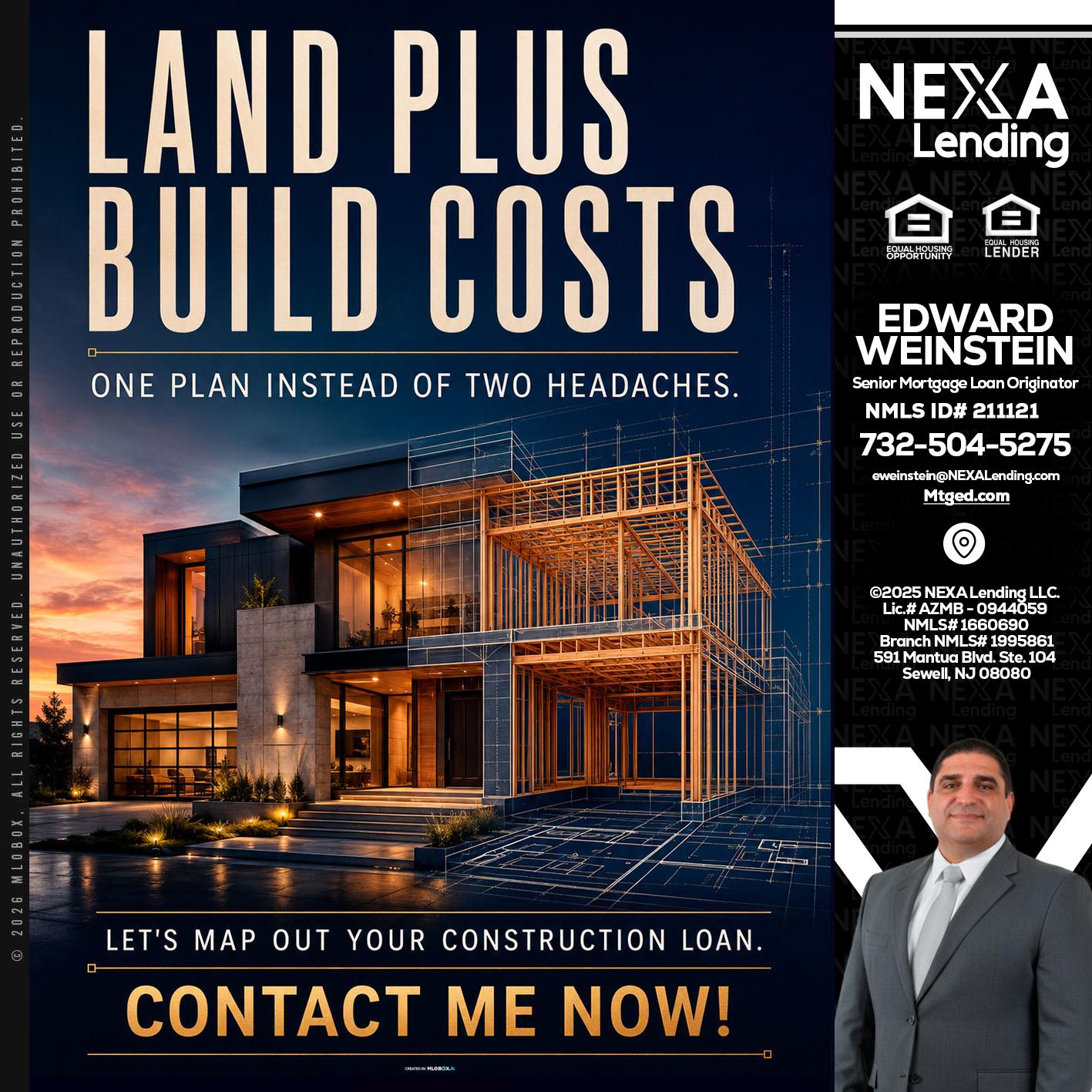 LAND PLUS - Edward Weinstein -Senior Mortgage Loan Originator