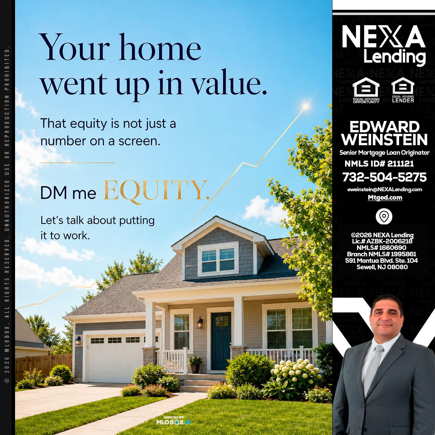 YOUR HOME - Edward Weinstein -Senior Mortgage Loan Originator